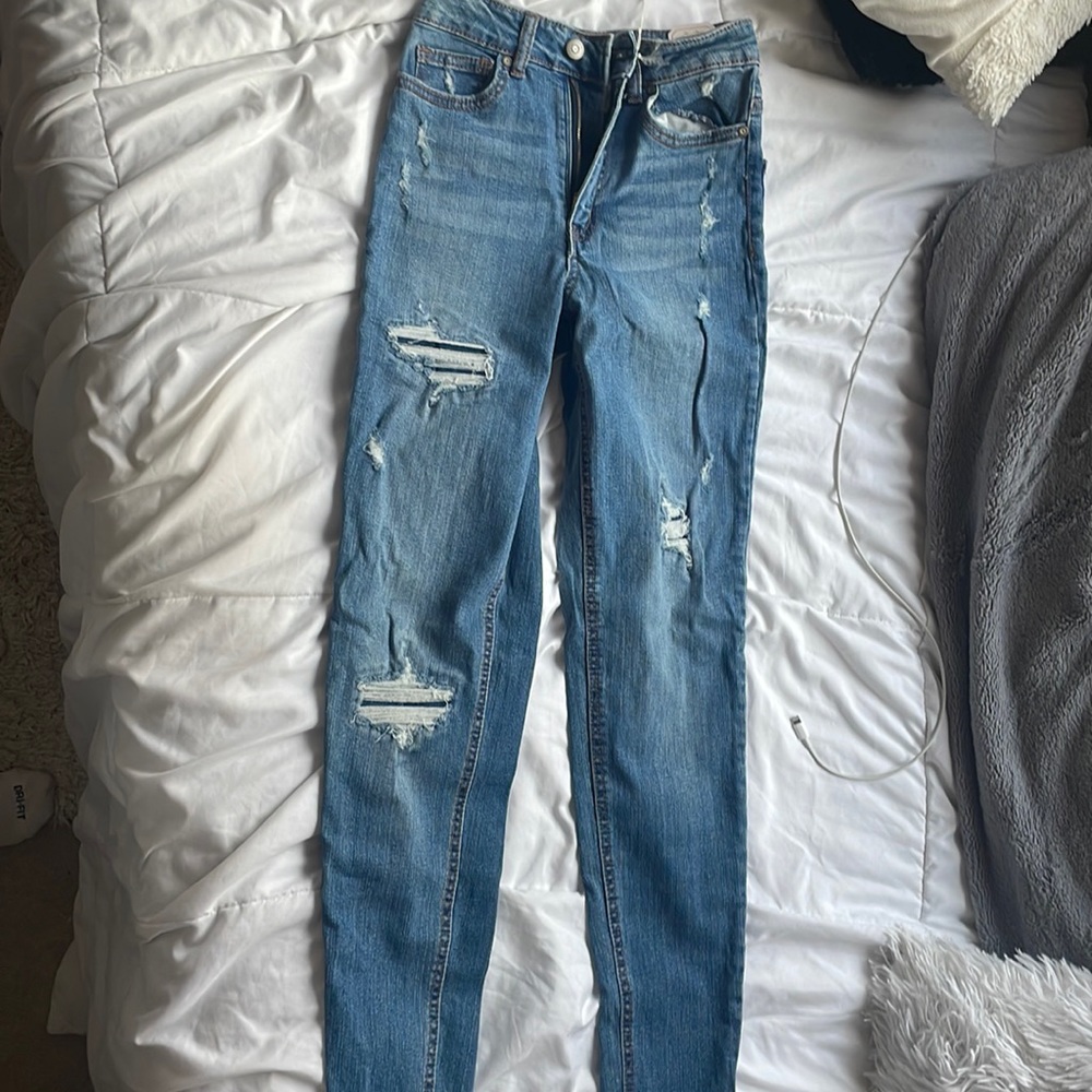 brand new NOBO high rise stretchy blue jeans